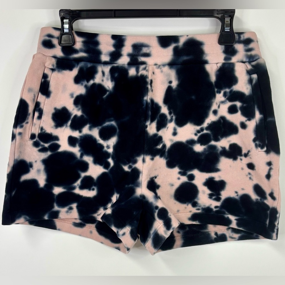 525 America Pink & Black Tie-Dye Sweat-Shorts- NWT